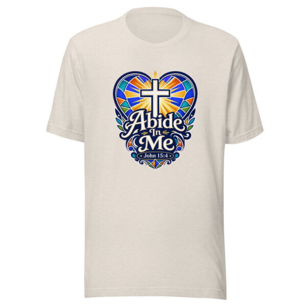 Abide In Me John 15:4 Graphic Tee front view