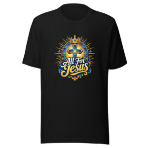 All For Jesus Graphic Tee mockup 1 All For Jesus Graphic Tee front view