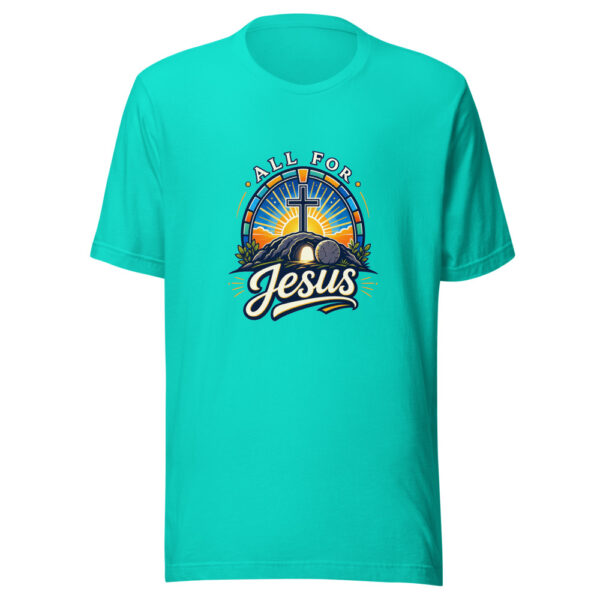 All For Jesus Graphic Tee front view