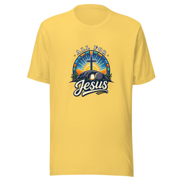 All For Jesus Graphic Tee mockup 6