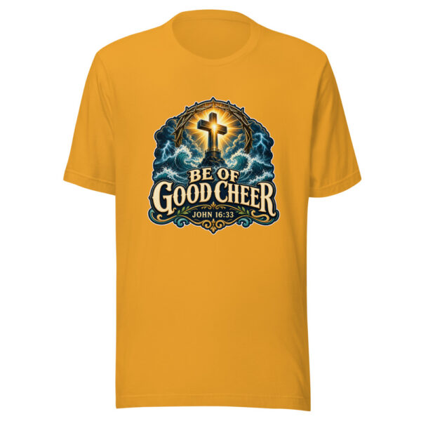 BE OF GOOD CHEER Heartbeat-20260614-shirts-about-jesus-codex Graphic Tee mockup 4