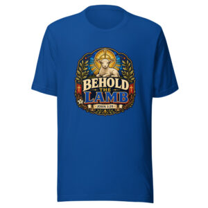 Behold The Lamb John 1:29 Heartbeat-20260613-jesus-verse-codex Graphic Tee front view
