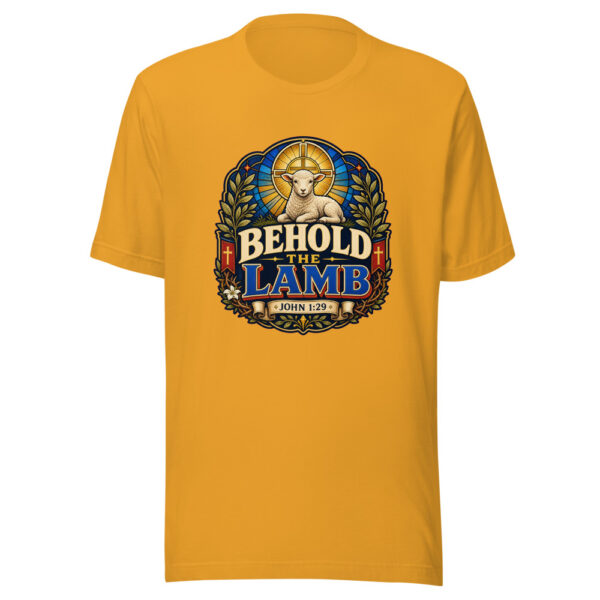 Behold The Lamb John 1:29 Heartbeat-20260613-jesus-verse-codex Graphic Tee mockup 4 Behold The Lamb John 1:29 Heartbeat-20260613-jesus-verse-codex Graphic Tee mockup 4