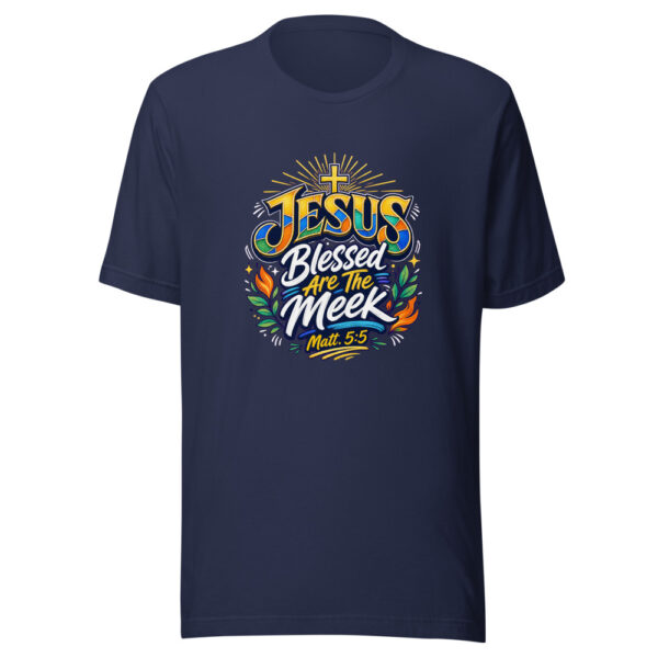 Blessed Are The Meek Matt. 5:5 Graphic Tee mockup 2 Blessed Are The Meek Matt. 5:5 Graphic Tee mockup 2
