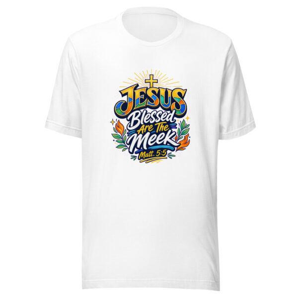 Blessed Are The Meek Matt. 5:5 Graphic Tee mockup 3 Blessed Are The Meek Matt. 5:5 Graphic Tee mockup 3