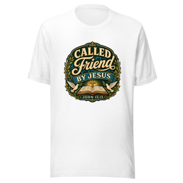 CALLED FRIEND BY JESUS JOHN 15:15 Heartbeat-20260614-shirtsaboutjesus-codex Graphic Tee mockup 8