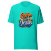 Coffee And Jesus Graphic Tee mockup 4 Coffee And Jesus Graphic Tee mockup 4