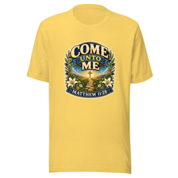 Come Unto Me Matthew 11:28 Heartbeat-20260613-shirtsaboutjesus-codex Graphic Tee mockup 6 Come Unto Me Matthew 11:28 Heartbeat-20260613-shirtsaboutjesus-codex Graphic Tee mockup 6