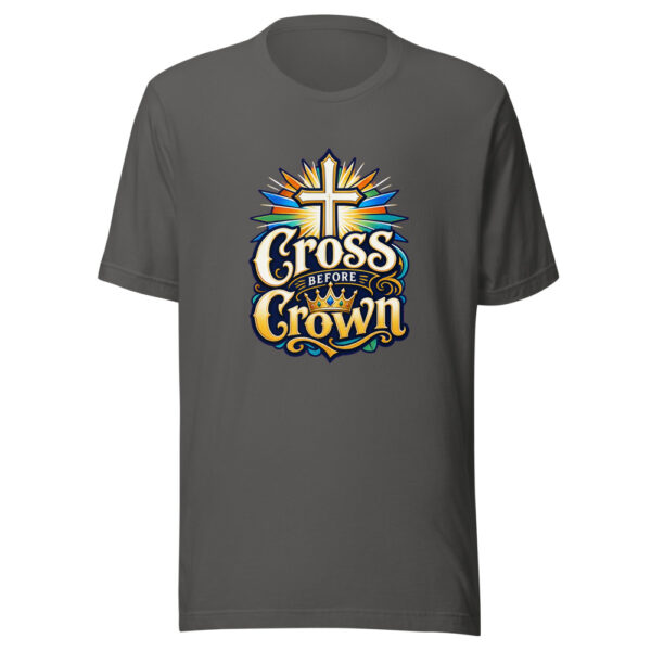 Cross Before Crown Graphic Tee mockup 5 Cross Before Crown Graphic Tee mockup 5