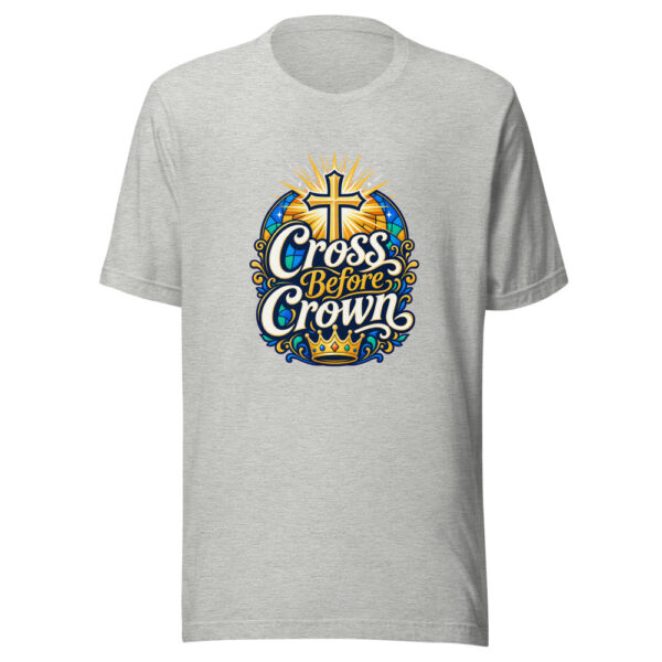 Cross Before Crown Graphic Tee mockup 6 Cross Before Crown Graphic Tee mockup 6