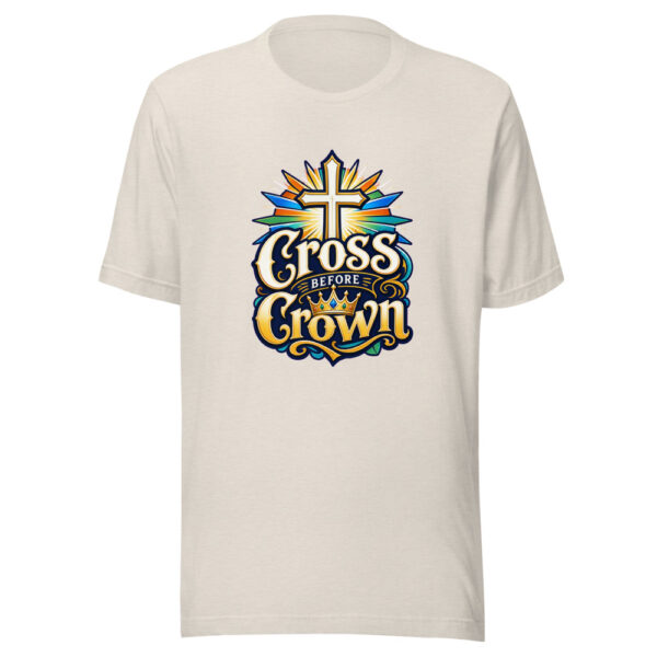 Cross Before Crown Graphic Tee mockup 8 Cross Before Crown Graphic Tee mockup 8