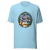 Faith And Coffee Graphic Tee mockup 5