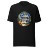 Faith And Coffee Graphic Tee mockup 7