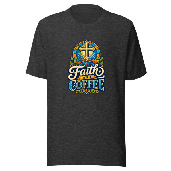 Faith And Coffee Graphic Tee mockup 7 Faith And Coffee Graphic Tee mockup 7