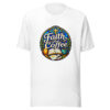 Faith And Coffee Graphic Tee mockup 8