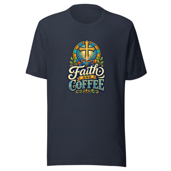 Faith And Coffee Graphic Tee mockup 8 Faith And Coffee Graphic Tee mockup 8