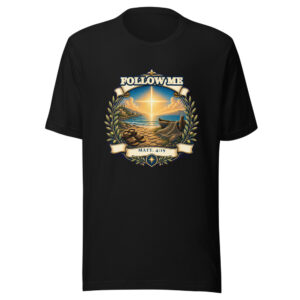 FOLLOW ME Heartbeat-20260614-shirtsaboutjesus-codex Graphic Tee front view