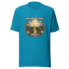 FOLLOW THE LIGHT / JOHN 8:12 Heartbeat-20260614-shirtsaboutjesus-codex Graphic Tee mockup 2