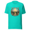 FOLLOW THE LIGHT / JOHN 8:12 Heartbeat-20260614-shirtsaboutjesus-codex Graphic Tee mockup 4
