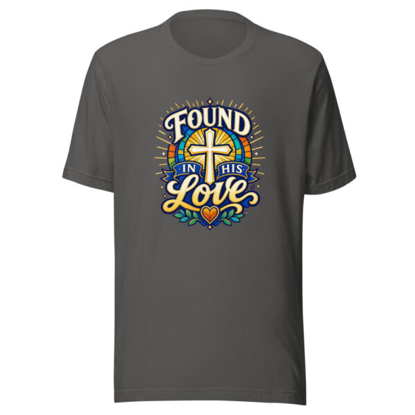 Found In His Love Graphic Tee mockup 3 Found In His Love Graphic Tee mockup 3