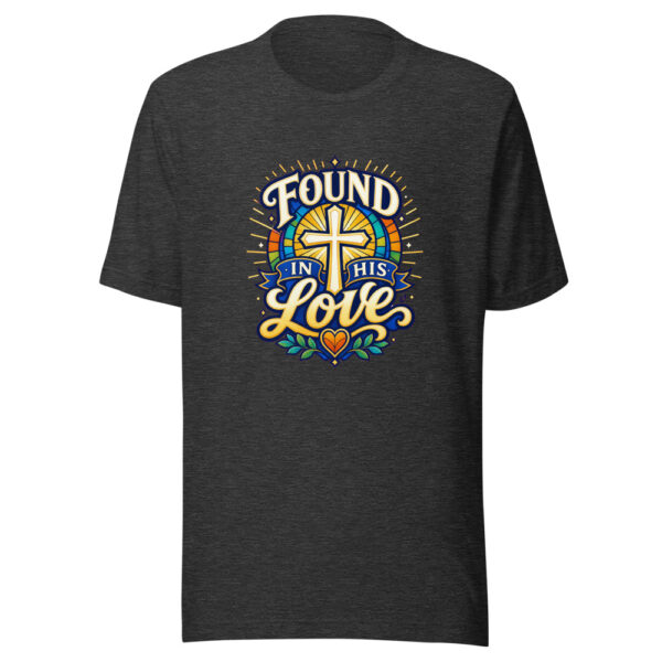 Found In His Love Graphic Tee mockup 6 Found In His Love Graphic Tee mockup 6