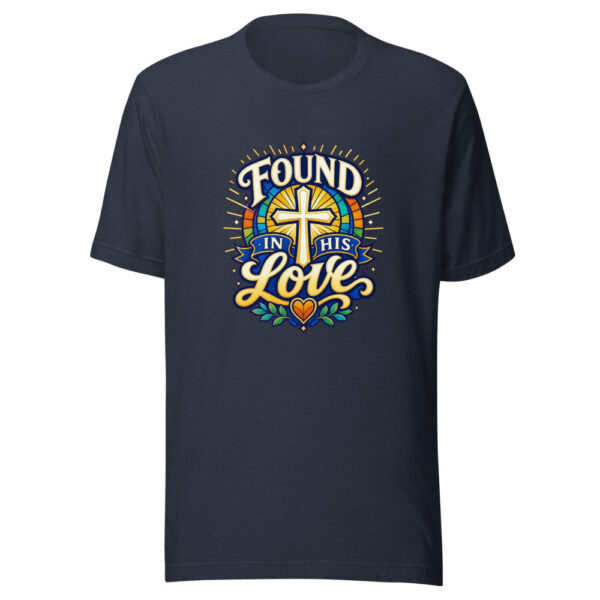 Found In His Love Graphic Tee mockup 7 Found In His Love Graphic Tee mockup 7