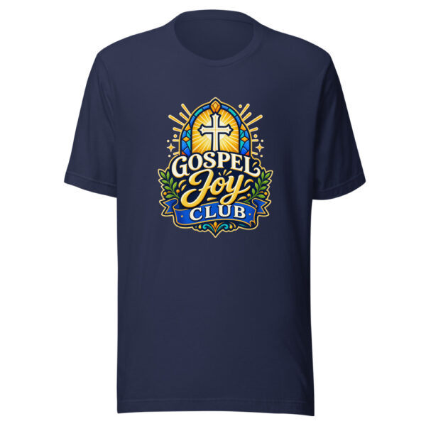Gospel Joy Club Graphic Tee mockup 1 Gospel Joy Club Graphic Tee front view
