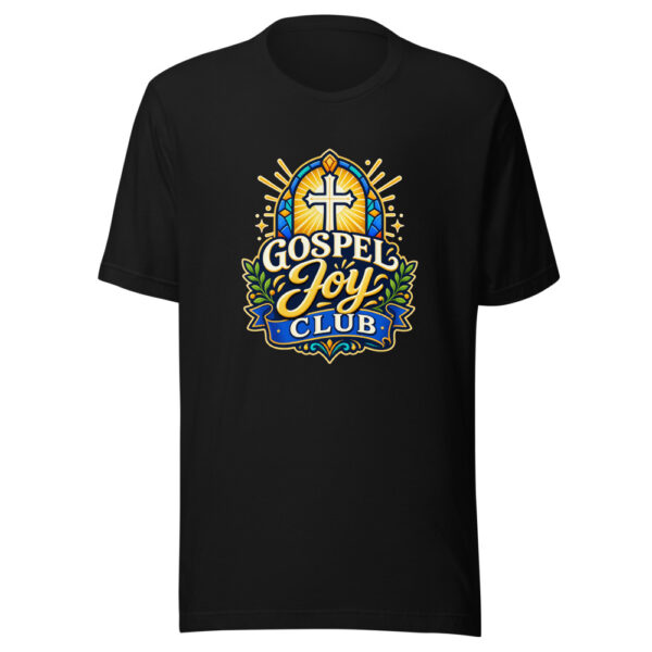 Gospel Joy Club Graphic Tee mockup 2 Gospel Joy Club Graphic Tee mockup 2