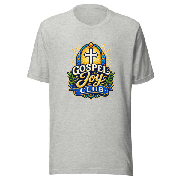 Gospel Joy Club Graphic Tee mockup 4 Gospel Joy Club Graphic Tee mockup 4