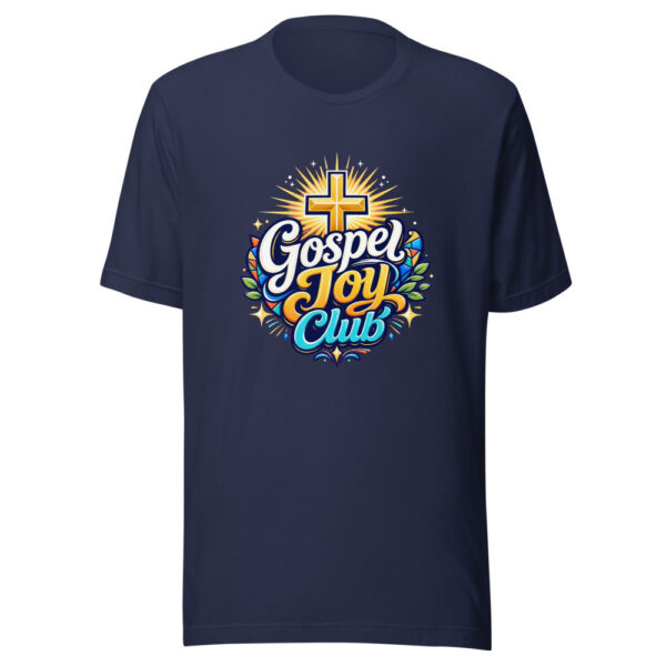 Gospel Joy Club Graphic Tee mockup 4