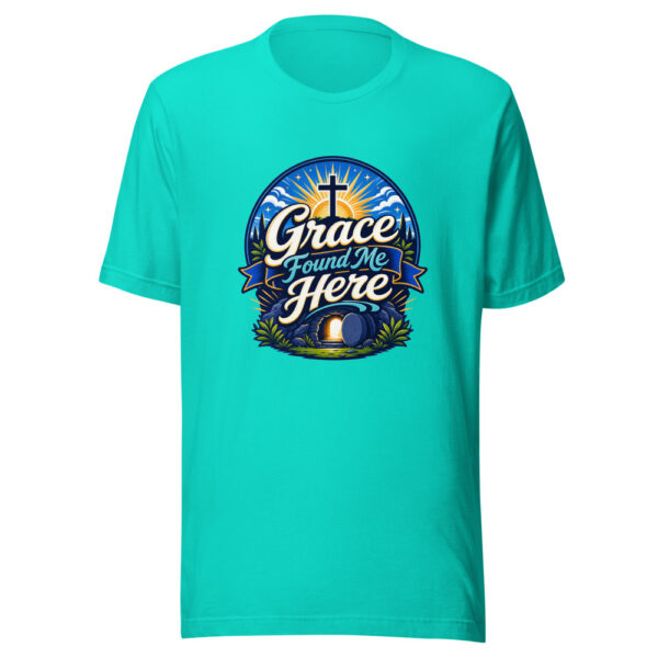 Grace Found Me Here Graphic Tee front view