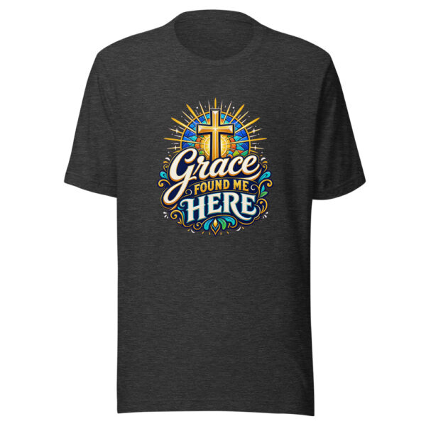 Grace Found Me Here Graphic Tee mockup 6 Grace Found Me Here Graphic Tee mockup 6