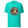 He Is Risen Luke 24:6 Heartbeat-20260613-shirtsaboutjesus-codex Graphic Tee front view