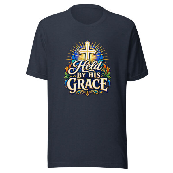Held By His Grace Graphic Tee front view