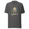 Held By His Grace Graphic Tee mockup 5