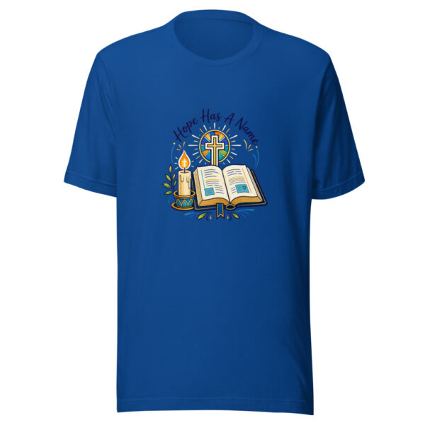 Hope Has A Name Graphic Tee mockup 3