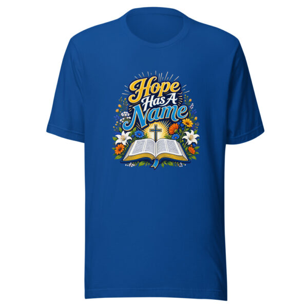 Hope Has A Name Graphic Tee mockup 3