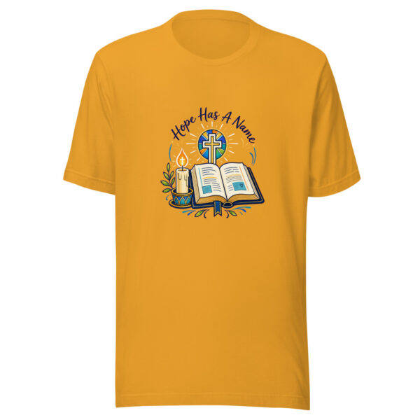 Hope Has A Name Graphic Tee mockup 4