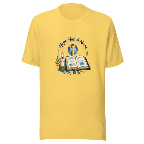 Hope Has A Name Graphic Tee mockup 6