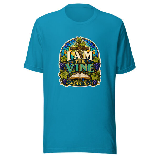 I Am The Vine John 15:5 Heartbeat-20260613-shirtsaboutjesus-codex Graphic Tee mockup 2 I Am The Vine John 15:5 Heartbeat-20260613-shirtsaboutjesus-codex Graphic Tee mockup 2