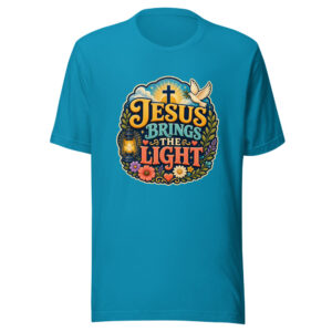 JESUS BRINGS THE LIGHT Heartbeat-20260623-codex-fallback Graphic Tee mockup 1 JESUS BRINGS THE LIGHT Heartbeat-20260623-codex-fallback Graphic Tee front view