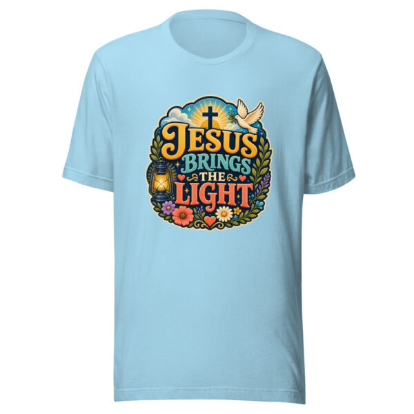 JESUS BRINGS THE LIGHT Heartbeat-20260623-codex-fallback Graphic Tee mockup 2