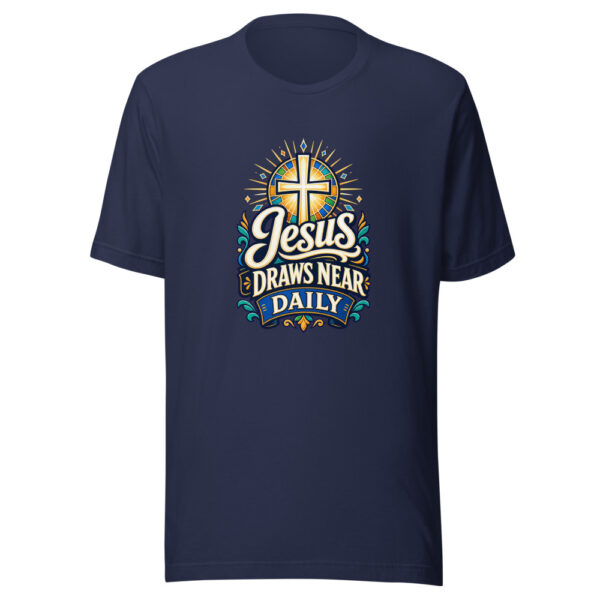 Jesus Draws Near Daily Graphic Tee mockup 1 Jesus Draws Near Daily Graphic Tee front view