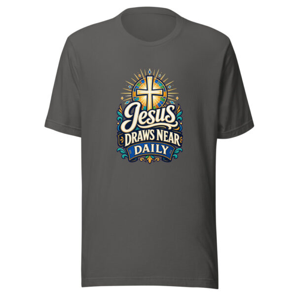 Jesus Draws Near Daily Graphic Tee mockup 4 Jesus Draws Near Daily Graphic Tee mockup 4