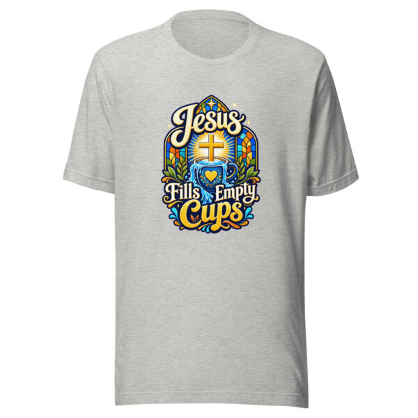 Jesus Fills Empty Cups Graphic Tee front view