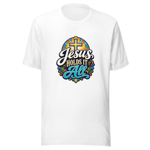 Jesus Holds It All Graphic Tee mockup 2 Jesus Holds It All Graphic Tee mockup 2