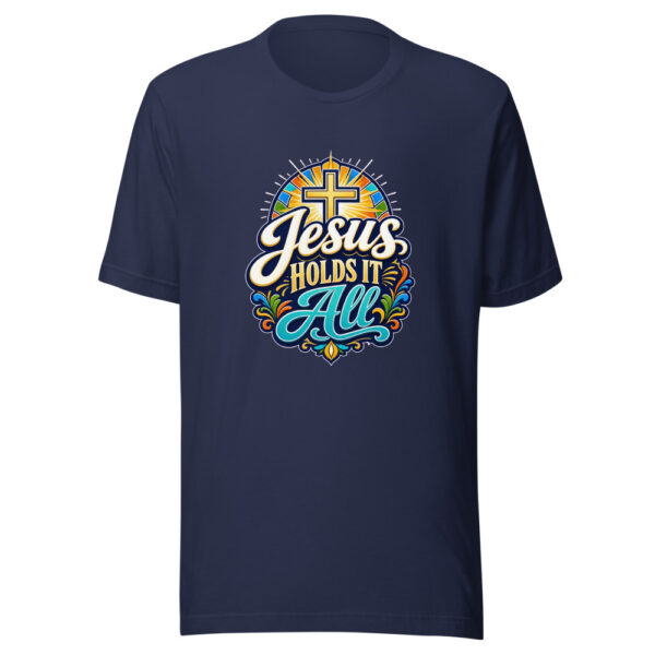 Jesus Holds It All Graphic Tee mockup 3 Jesus Holds It All Graphic Tee mockup 3