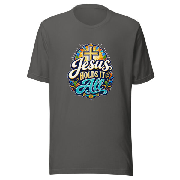 Jesus Holds It All Graphic Tee mockup 4 Jesus Holds It All Graphic Tee mockup 4