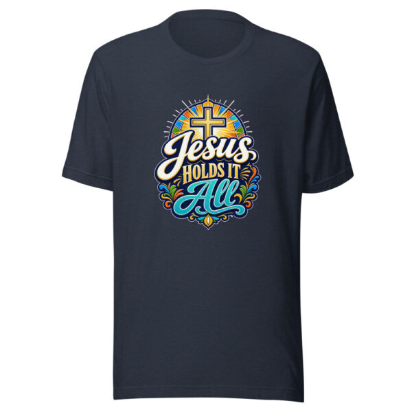 Jesus Holds It All Graphic Tee mockup 7 Jesus Holds It All Graphic Tee mockup 7