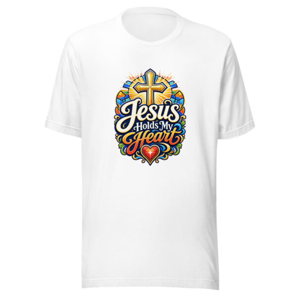 Jesus Holds My Heart Graphic Tee mockup 5 Jesus Holds My Heart Graphic Tee mockup 5